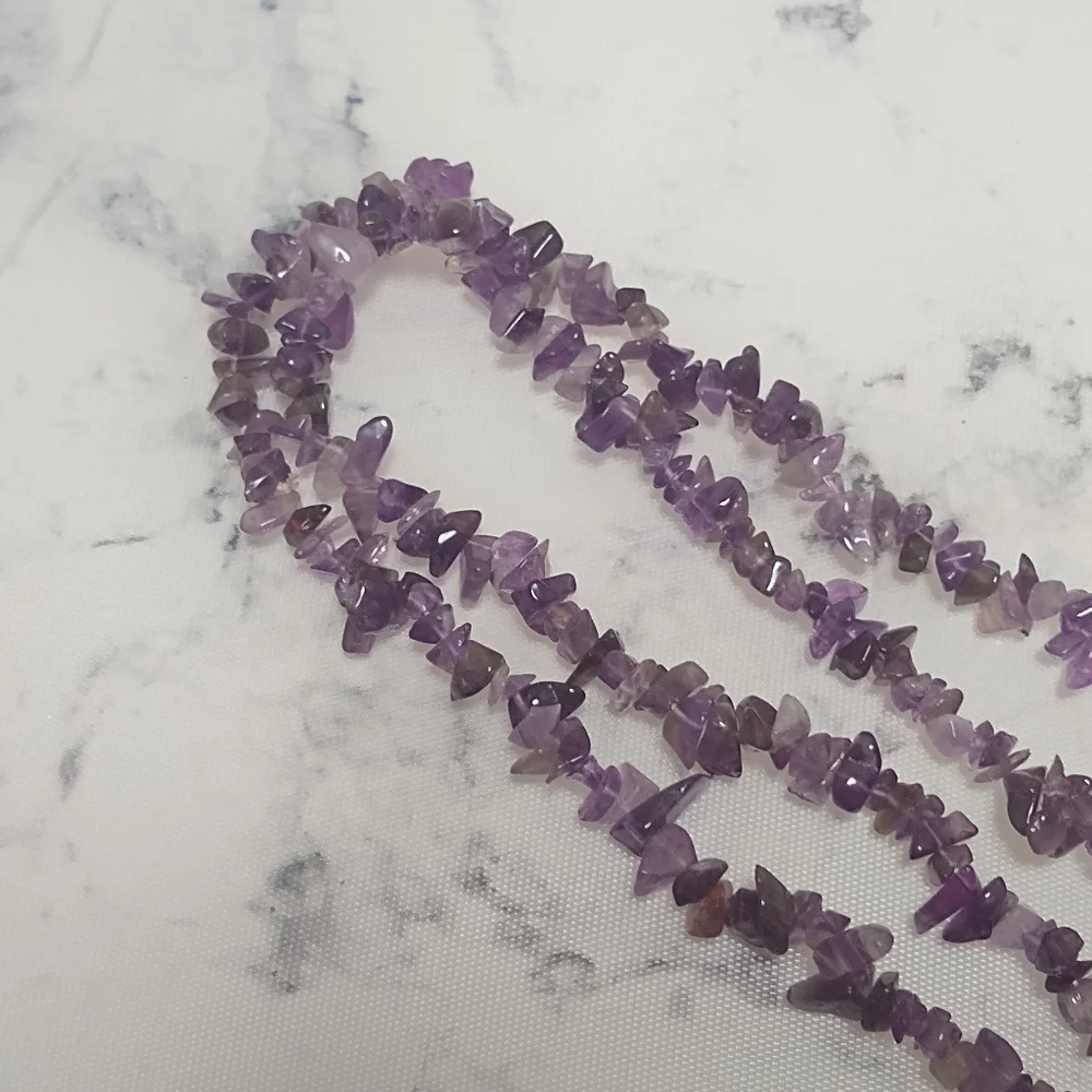 Amethyst Chip Necklace